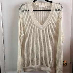 Cream knit sweater